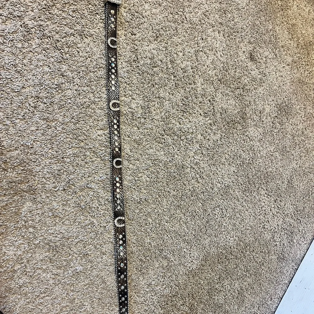 Rhinestone Embellished Belt